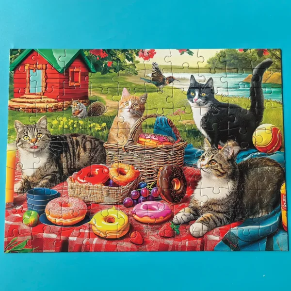 100 Pieces Puzzles for Adults and Kids - 15" x 11"